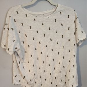 Old navy the easy tee pineapple t shirt large